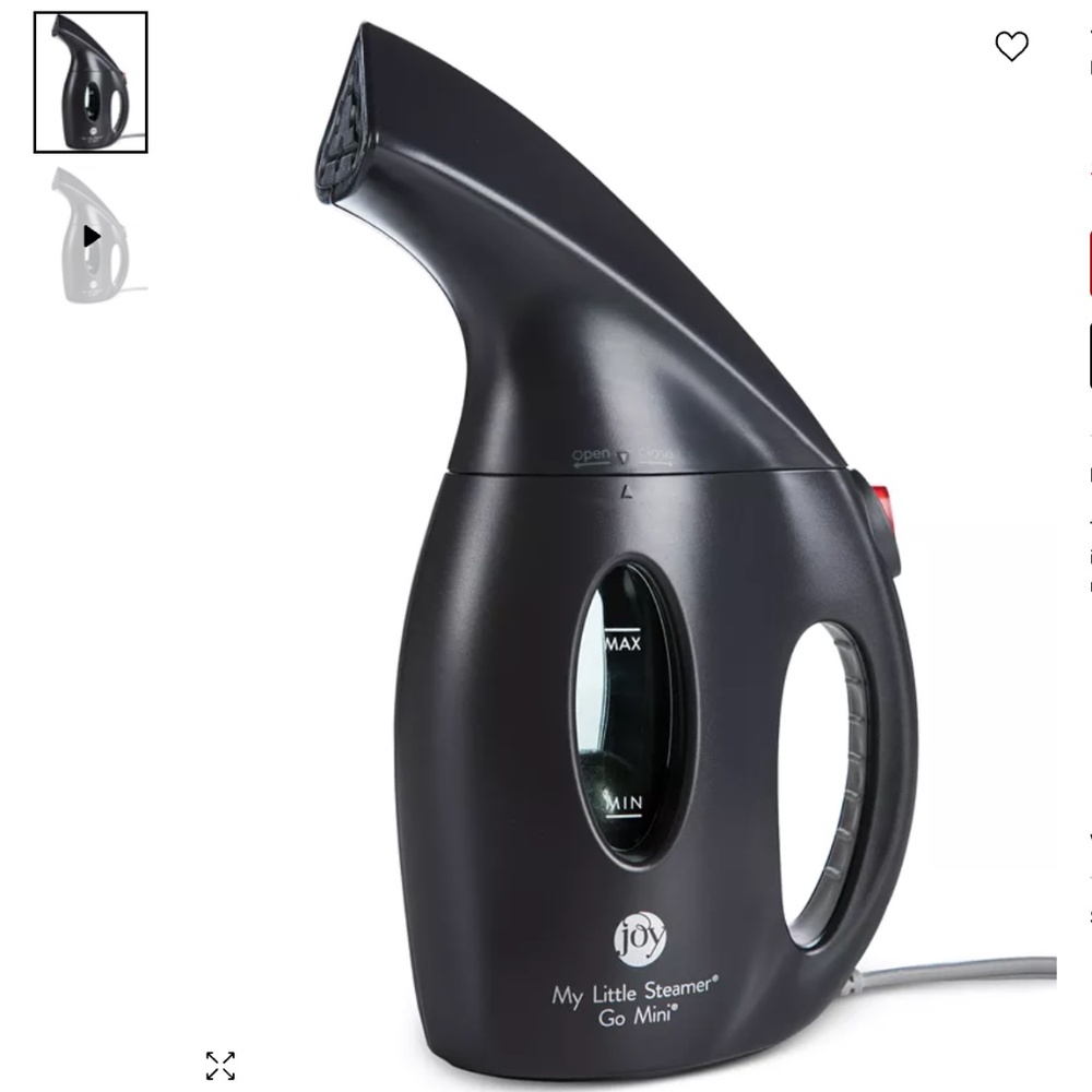 Joy Mangano My Little Steamer Go Mini - TRAVEL FRIENDLY